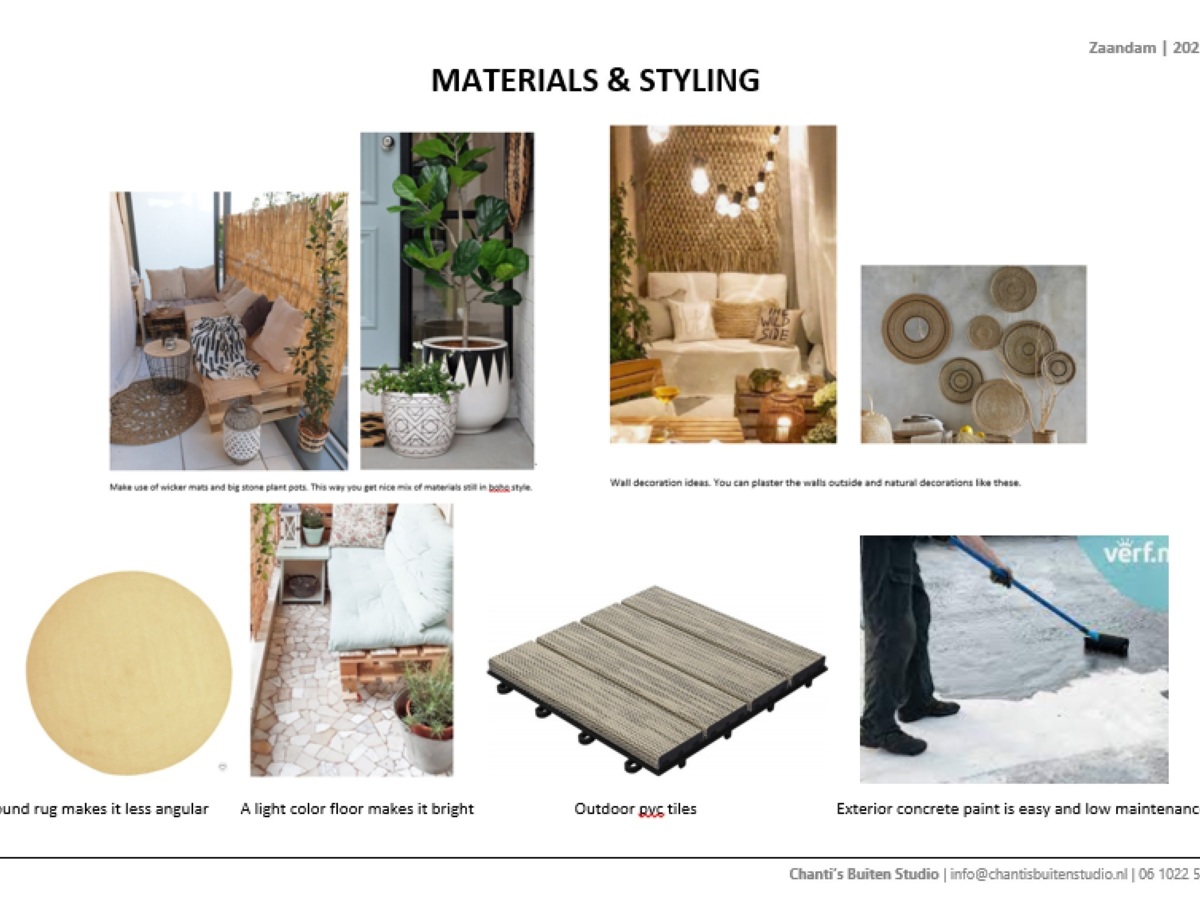 materiaal en styling advies