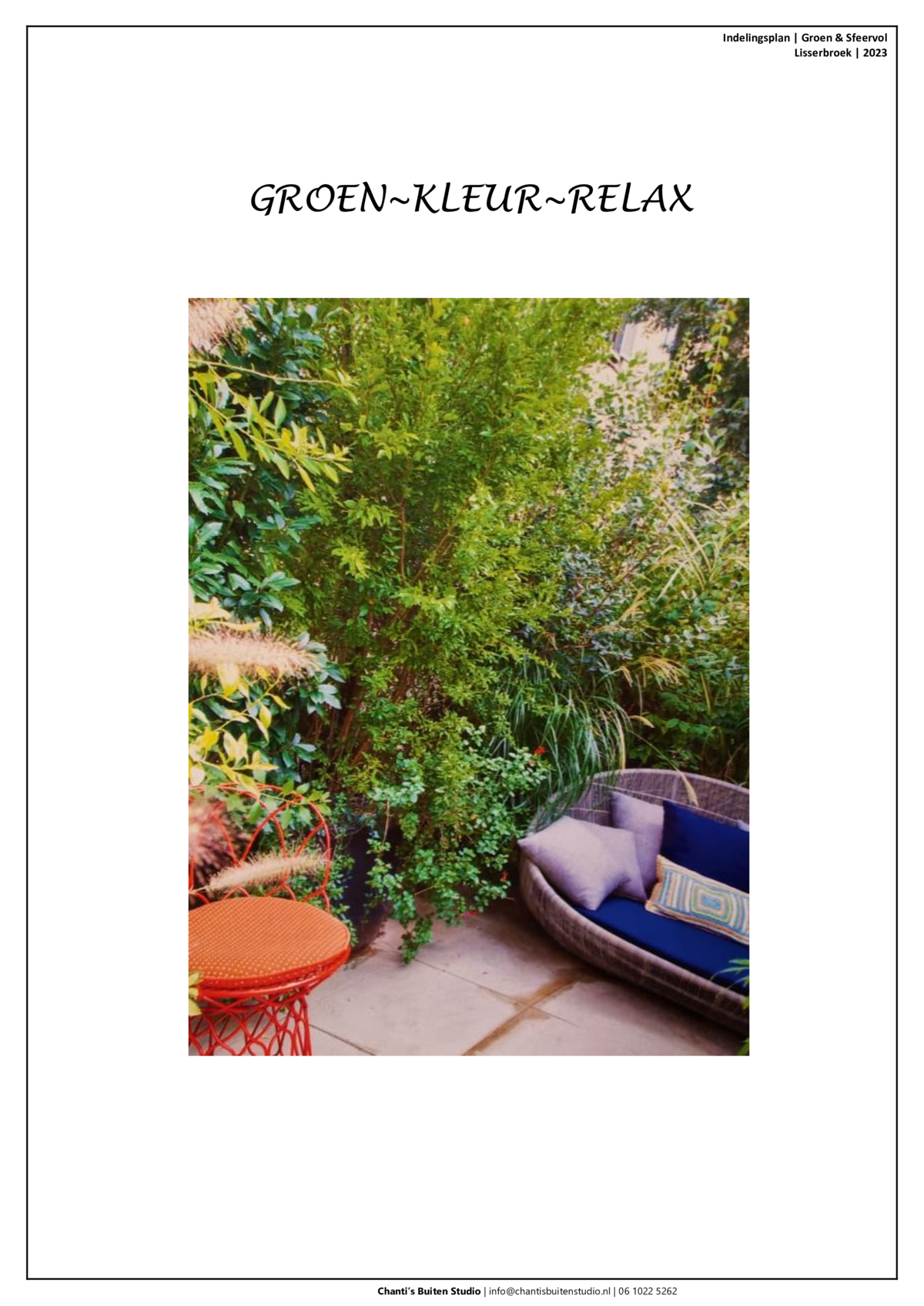 Moodboard Groen-Kleur-Relax